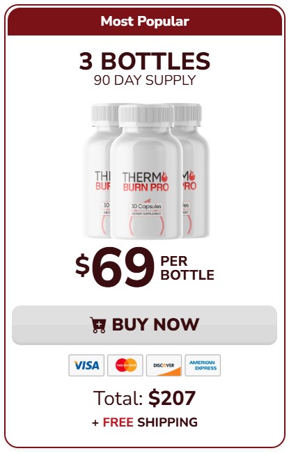 Thermoburn Pro 3 Bottle Price